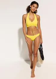 Bikini dos nu (ens. 2 pces) avec fronces, bonprix