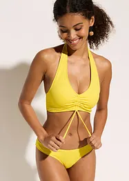 Bikini dos nu (ens. 2 pces) avec fronces, bonprix