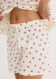 Pyjashort oversize en coton flammé, bonprix