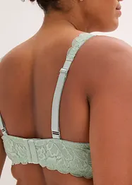 Soutien-gorge à coques et dentelle florale, bonprix