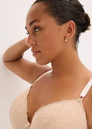 Soutien-gorge à coques et broderies florales, bonprix