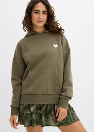 Sweat à capuche en coton mélangé, bonprix
