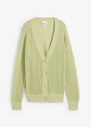 Gilet en maille ajourée, bonprix