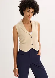 Gilet sans manches en maille, bonprix