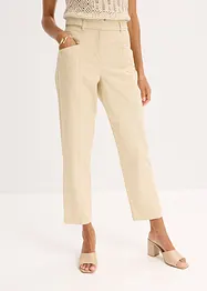 Pantalon en satin à jambes fuselées, bonprix