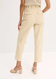 Pantalon en satin à jambes fuselées, bonprix