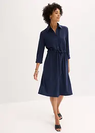 Robe-chemise en jersey milano, bonprix