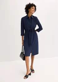 Robe-chemise en jersey milano, bonprix
