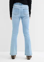 Lot de 2 jeans extensibles, taille mi haute, bonprix