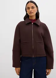 Veste courte en matière néoprène, bonprix