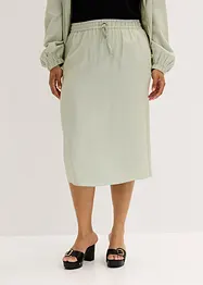 Jupe midi en matière satinée, bonprix