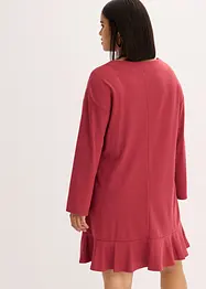 Robe courte à base volantée en jersey Milano, bonprix