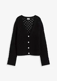 Gilet en maille ajourée, bonprix
