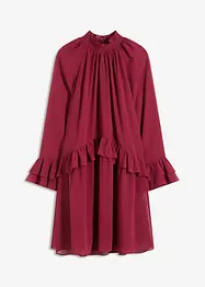 Robe en mousseline avec volants, bonprix