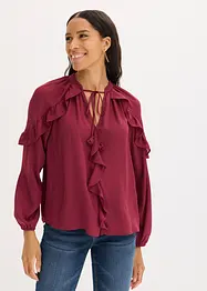 Blouse à volants, bonprix
