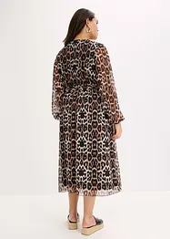 Robe midi en mesh doux, bonprix