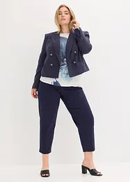 Blazer court et texturé à épaulettes, bonprix