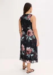 Robe midi en mesh doux, bonprix