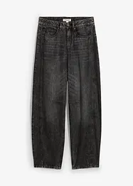 Jean balloon taille mi-haute, super doux, bonprix