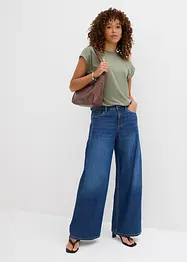 Jean Wide Leg taille mi-haute, bonprix