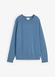 Pull en fine maille 100% coton, bonprix