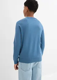 Pull en fine maille 100% coton, bonprix