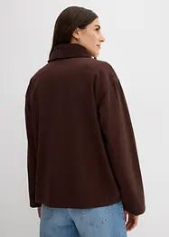 Veste en twill avec col en velours côtelé, bonprix