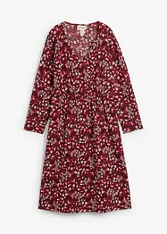 Robe en jersey crêpe gaufré, bonprix