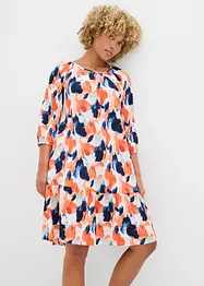 Robe-tunique en crêpe gaufré, bonprix