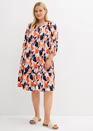 Robe-tunique en crêpe gaufré, bonprix