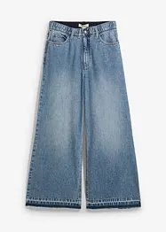 Jean large taille haute, raccourci, bonprix