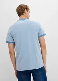 Polo en maille piquée à col zippé, bonprix
