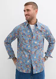 Chemise habillée 100% coton, slim, bonprix