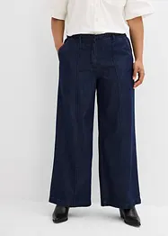 Jean large taille haute, super doux, bonprix