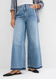 Jean large taille haute, raccourci, bonprix