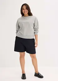 Sweat oversize avec détail strass, bonprix