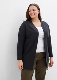 Long gilet molletonné en coton mélangé, bonprix