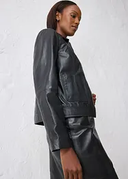Veste en cuir, bonprix