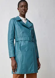 Trench-coat en cuir, bonprix