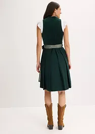 Dirndl avec velours en longueur midi (ens. 2 pces), bonprix