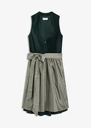 Dirndl avec velours en longueur midi (ens. 2 pces), bonprix