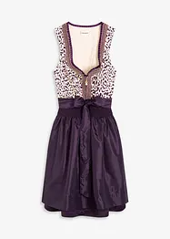 Dirndl avec tablier brodé (ens. 2 pces), bonprix