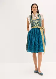 Dirndl avec tablier à sequins (ens. 2 pces), bonprix