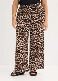 Pantalon palazzo en satin fluide, bonprix
