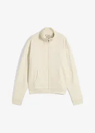 Sweat zippé 100% coton, bonprix