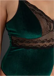 Body en velours ouvert, bonprix