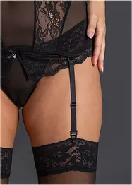 Top porte-jarretelles + string ouvert (ens. 2 pces), VENUS