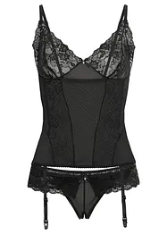 Top porte-jarretelles + string ouvert (ens. 2 pces), VENUS