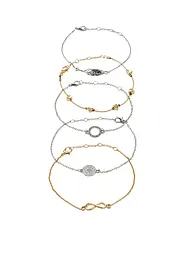 Set de bracelets (ens. 5 pces), bonprix