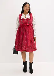Dirndl avec tablier à sequins (ens. 2 pces), bonprix